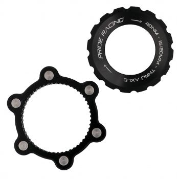 ADAPTATEUR PRIDE RACING CENTERLOCK - BLACK