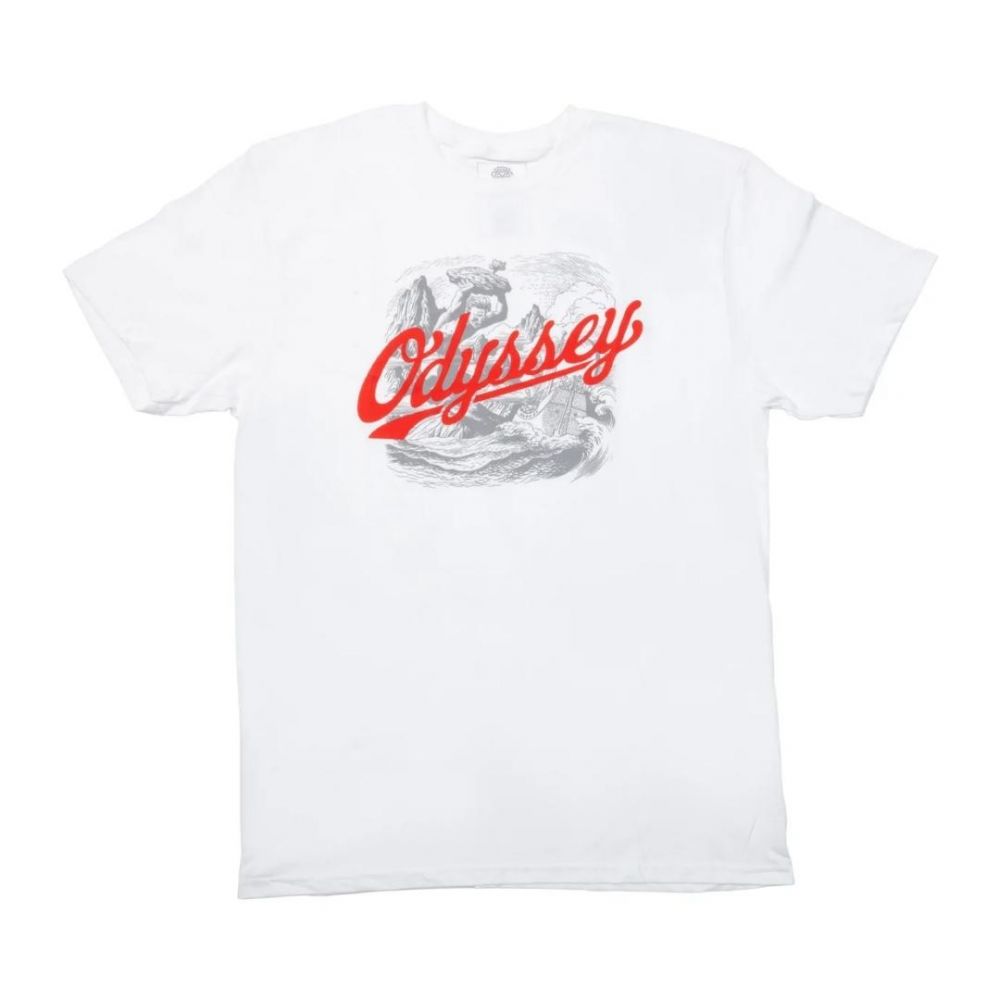 ODYSSEY HOMER T-SHIRT WHITE / RED