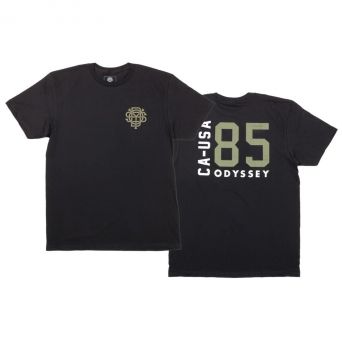 T-Shirt Odyssey Import Black / Olive Profil