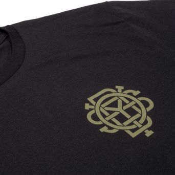 T-Shirt Odyssey Import Black / Olive Logo