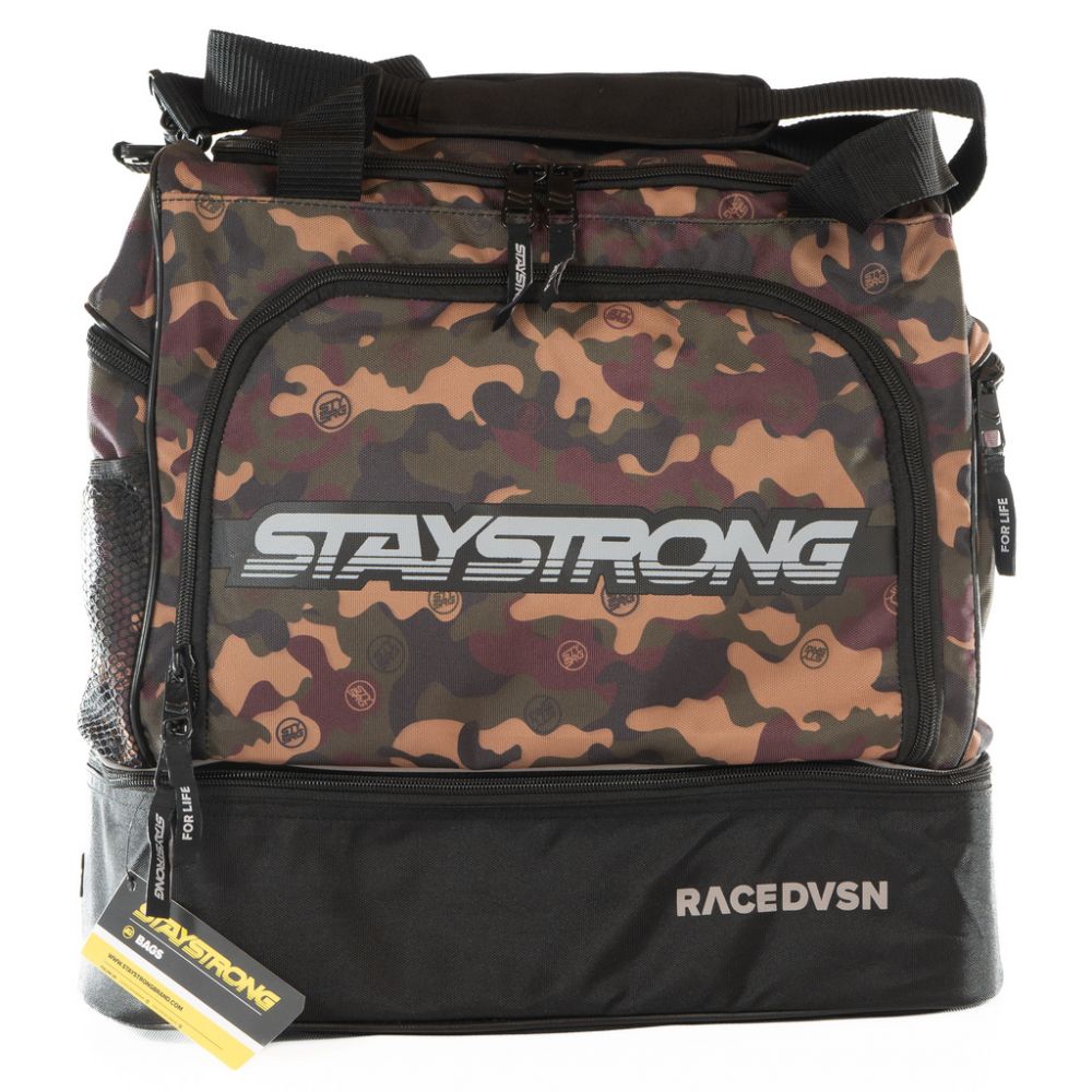 STAYSTRONG CHEVRON HELMET BAG GREEN CAMO