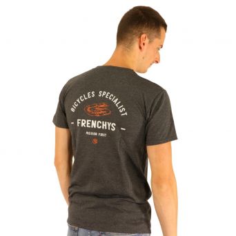 Frenchys Track Dark Grey Heather T-Shirt