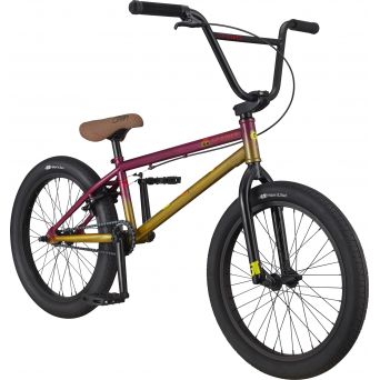 Gt Performer Mercado 20.5" Trans Rasberry/Trans Yellow Bmx Bike 2022