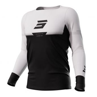 Shot Rogue Stok White Jersey Long Sleeves - KID