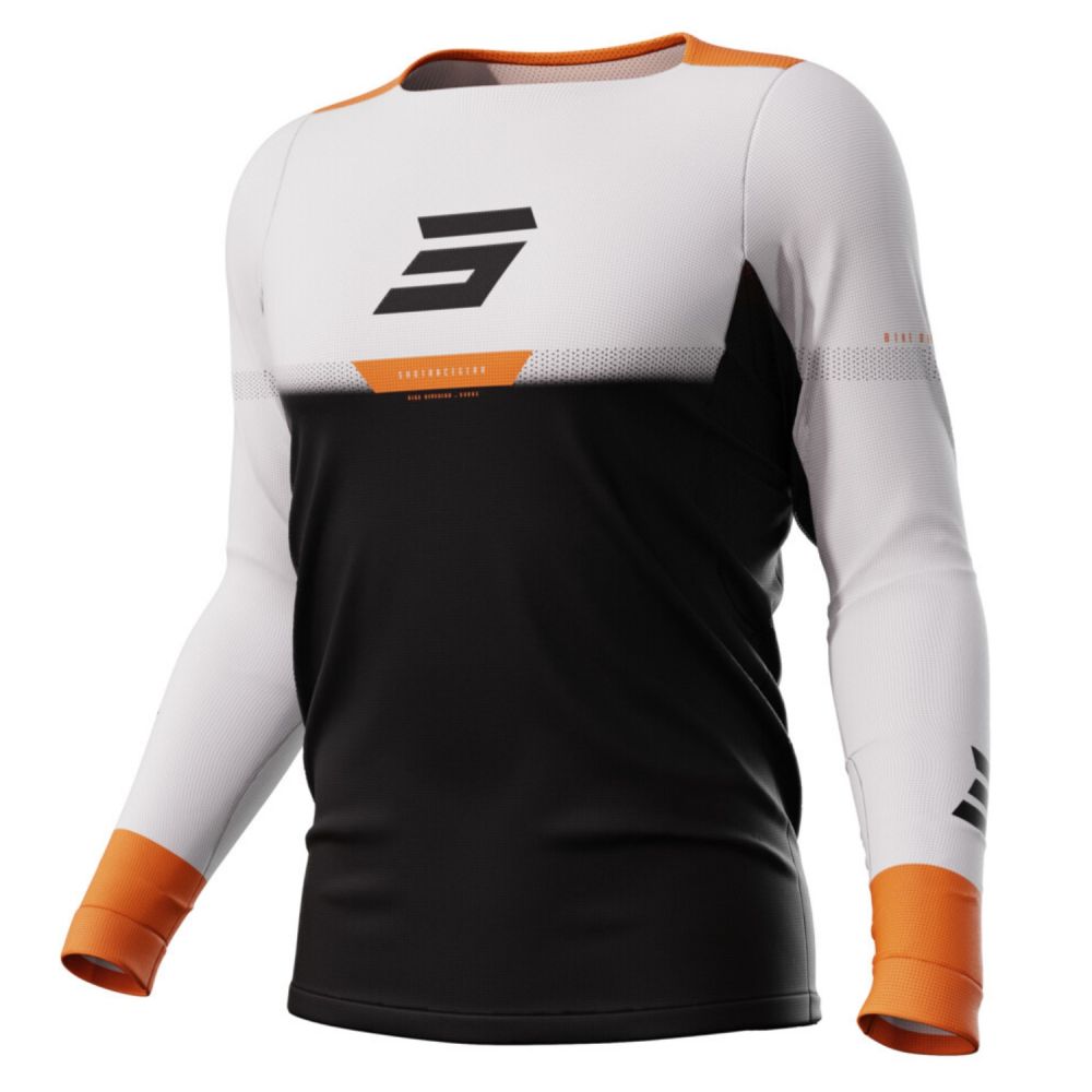 Maillot Manches Longues Shot Rogue Stok Orange - Enfant