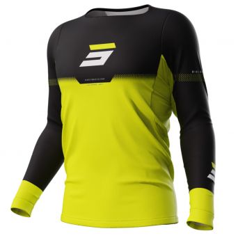 Maillot Manches Longues Shot Rogue Stok Neon Yellow - Enfant