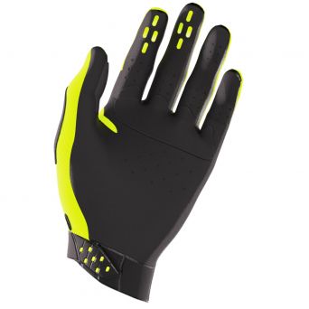 Shot Race Adult Neon Yellow Gloves