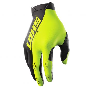 Shot Lite Adult Neon Yellow Gloves