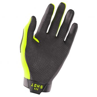 Shot Lite Adult Neon Yellow Gloves