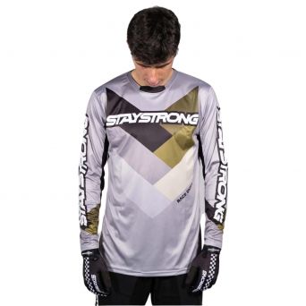 Maillot Staystrong Chevron Gris/Camo Face