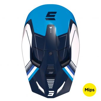 Casque Shot Race Tracer Blue Glossy