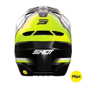 Casque Shot Race Tracer Neon Yellow