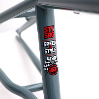 Stay Strong Speed and Style CrMo Frame - Grey