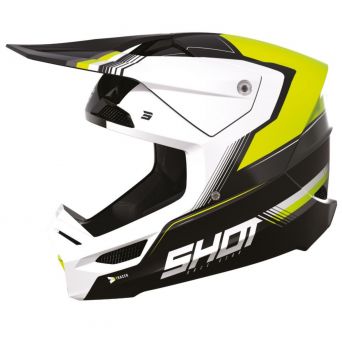 Casque Shot Furious Kid Tracer Neon Yellow Glossy