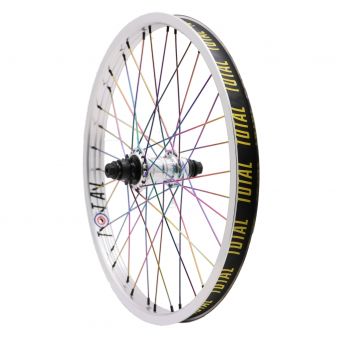 Rear Wheel Total Techfire Silver/Rainbowv