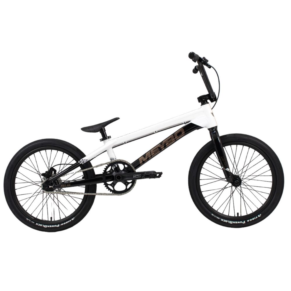 Meybo Bikes Superclass 2024 Bmx - Black White Gold - Pro 22