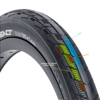 Tioga Fastr React S-Spect Tire Floding Bead 20