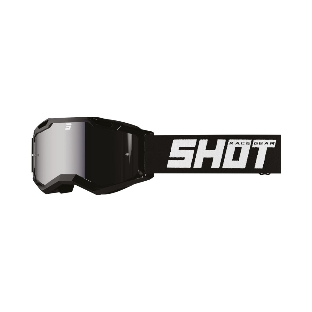 Shot Rocket Kid 2.0 Solid Goggles Iridium Black Glossy