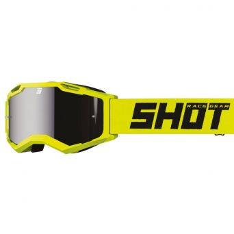 Masque Shot Assault 2.0 Solid Iridium Neon Yellow Glossy