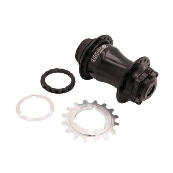 SD Components HSX Sniper SD-X Pro Rear Hub Black - 15mm - 36H