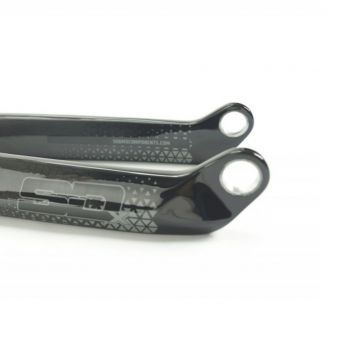 Fourche SD Components Carbon V2 OS20 Tapered 20mm - Shiny Black