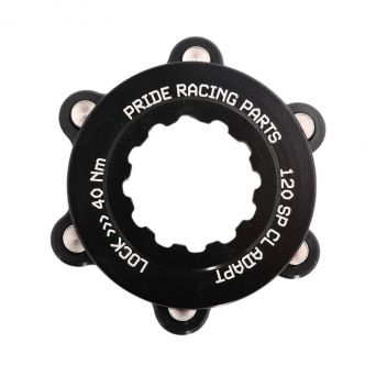 Adaptateur Pride Racing Centerlock SL 120mm - Black