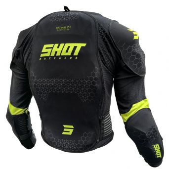 Gilet Shot Optimal 2.0 Black/Neon Yellow Enfant
