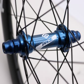 Paire De Roues Pride Gravity Exp Aero Ud Gloss Disc - Moyeux Blue