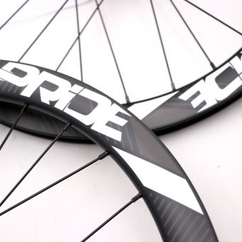 Pride Gravity Exp Aero Ud Matt Disc Wheelset - Blue Hubs