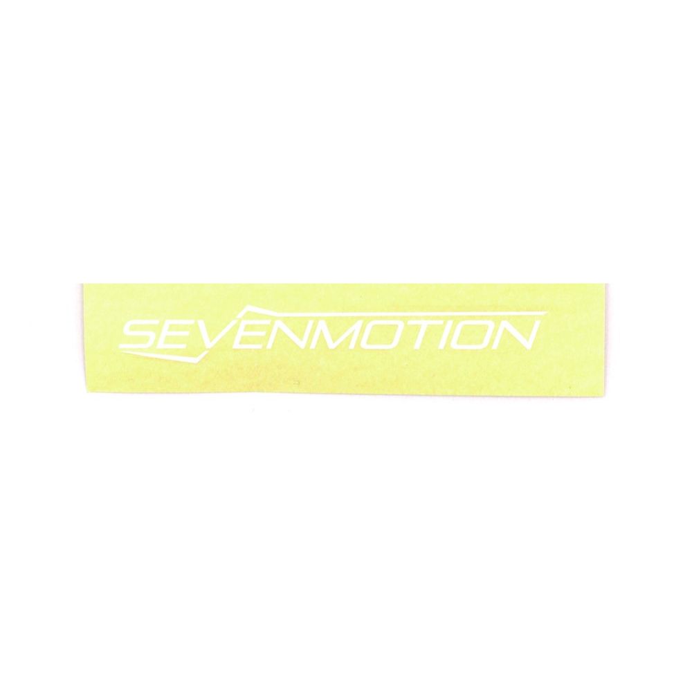 Pride Racing Sticker Full Pack Sevenmotion 8'' - White