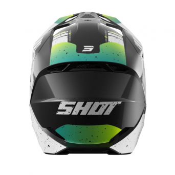 Casque Shot Furious - Mirage Blue Neon Yellow Pearly