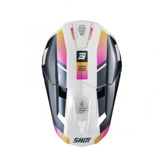 Casque Shot Lite - Ultra Blue Orange Pink Pearly