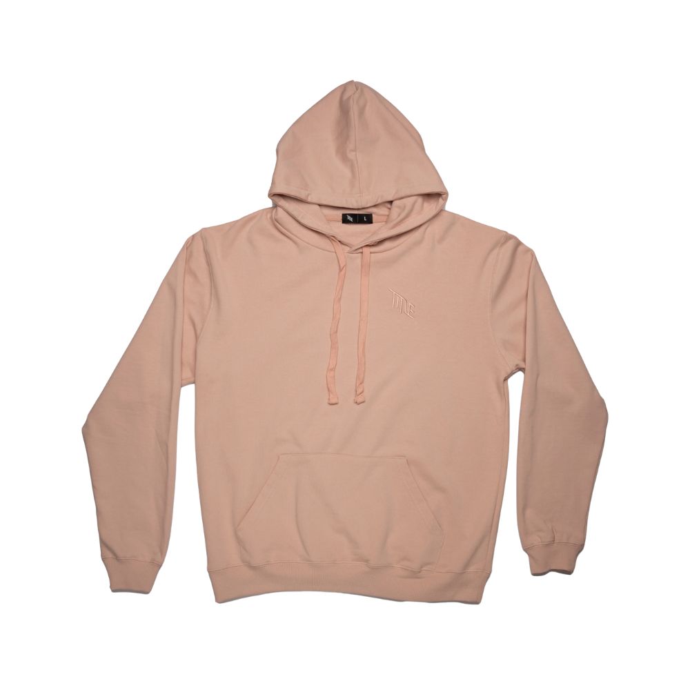 Title Hoodie - Faded Pink