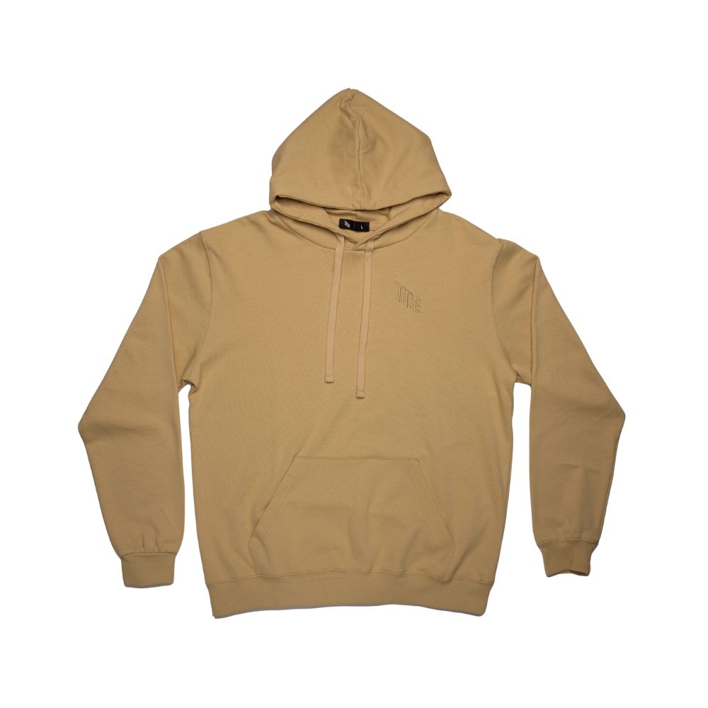 Sweat à Capuche Title - Faded Yellow