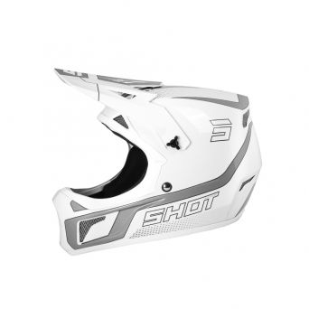 Shot Rogue Adult Helmet - Armada - White Pearly