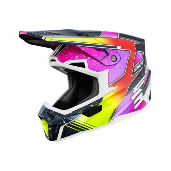 Casque Shot Lite - Racing Blue Neon Yellow Pearly