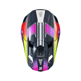Shot Lite Helmet - Racing Blue Neon Yellow Pearly