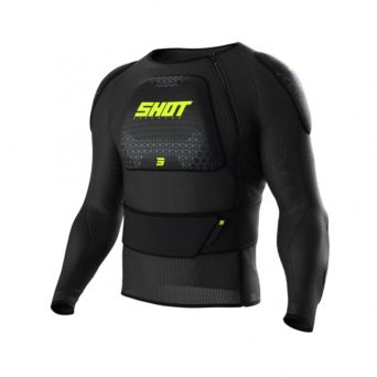 Gilet Shot Airlight Kid - Manches Longues - Black/Neon Yellow
