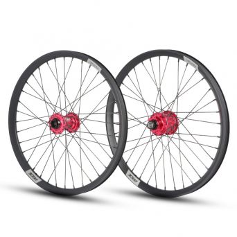 Roues 20" (406) Pride Helium M24 - Matrix 20/15mm Splash Red/Black