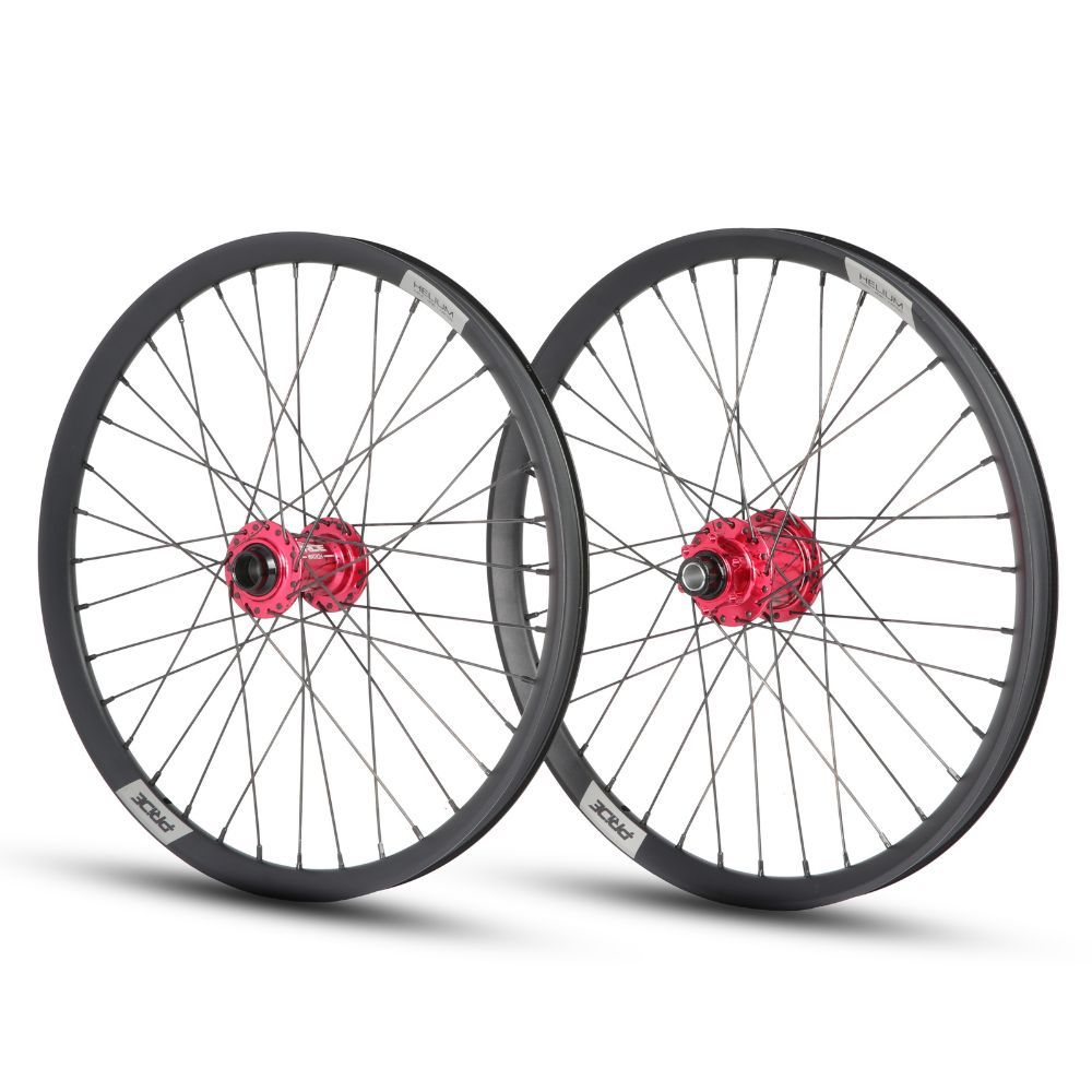 Roues 20" (406) Pride Helium M24 - Matrix 20/15mm Splash Red/Black