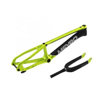 Meybo HSX Carbon 2026 Frame/Fork Kit - Black/Black/Green
