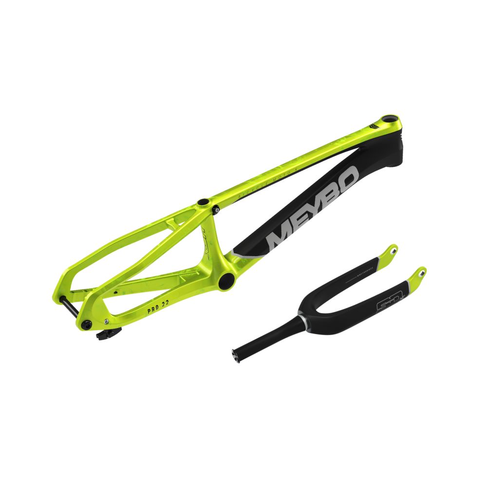 Meybo HSX Carbon 2026 Frame/Fork Kit - Black/Black/Green