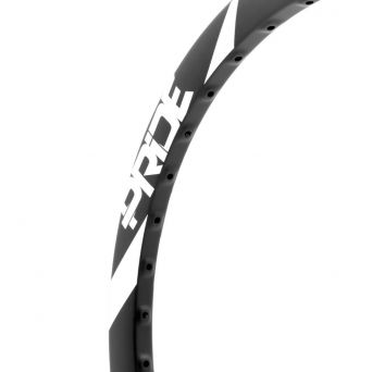 Pride Wave Ud Matt White / Pride Control 36H Wheelset - Black