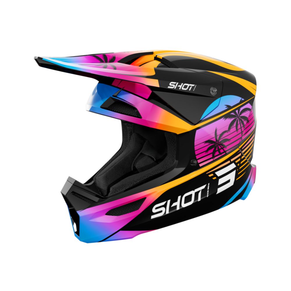 Casque Shot Furious - Miami Orange Glossy