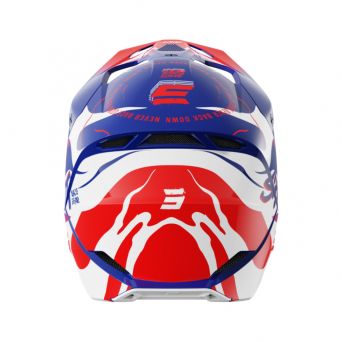 Casque Shot Furious Kid - Beast Blue Red Glossy