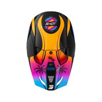 Shot Furious Kid Helmet - Miami Orange Glossy