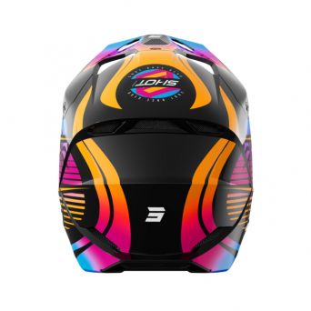 Shot Furious Kid Helmet - Miami Orange Glossy