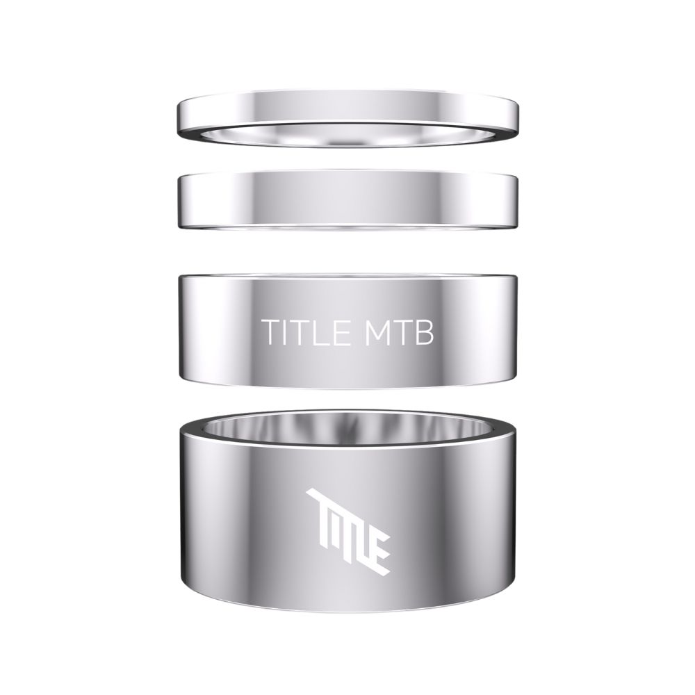 Entretoises De Direction Title Aluminium 1-1/8" - Chrome