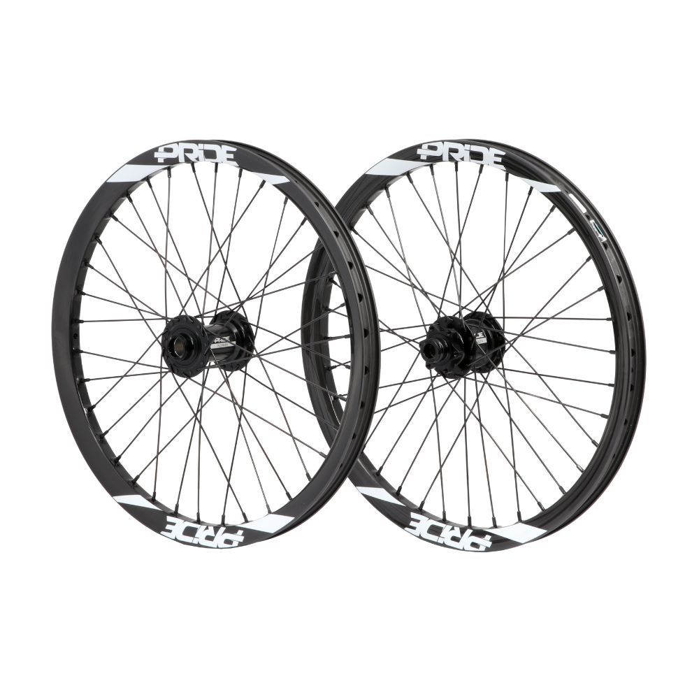 Wheels 20" (406) Pride Wave Matt White - Fusion 20/15mm - Black