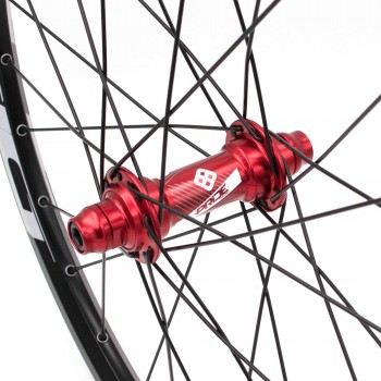 PAIRE DE ROUES PRIDE CONTROL EXP DISC 28H - RED